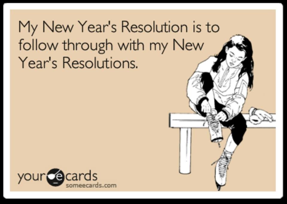 New Years Resolution Fail