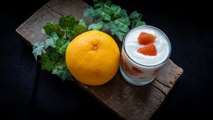 grapefruit and yogurt